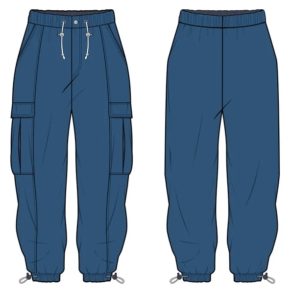 Illustration Vectorielle Pantalon Tech — Image vectorielle