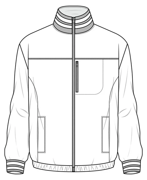 男性のジャケットのベクトルイラスト — ストックベクタ