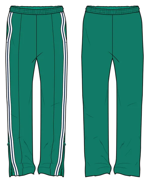 Croquis Vectoriel Illustration Pantalon Piste — Image vectorielle