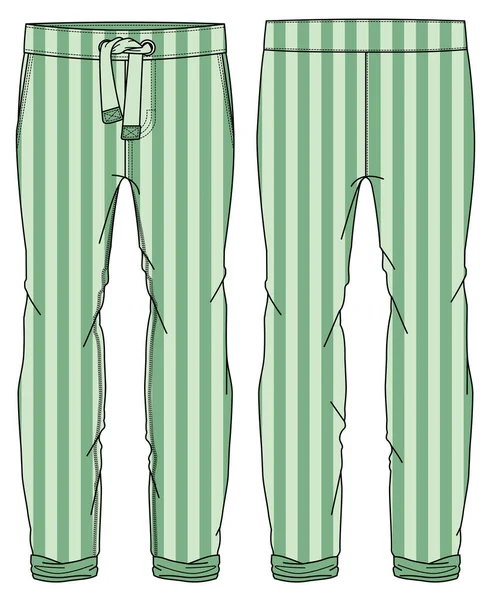 Vector Ilustración Pantalones Algodón — Vector de stock
