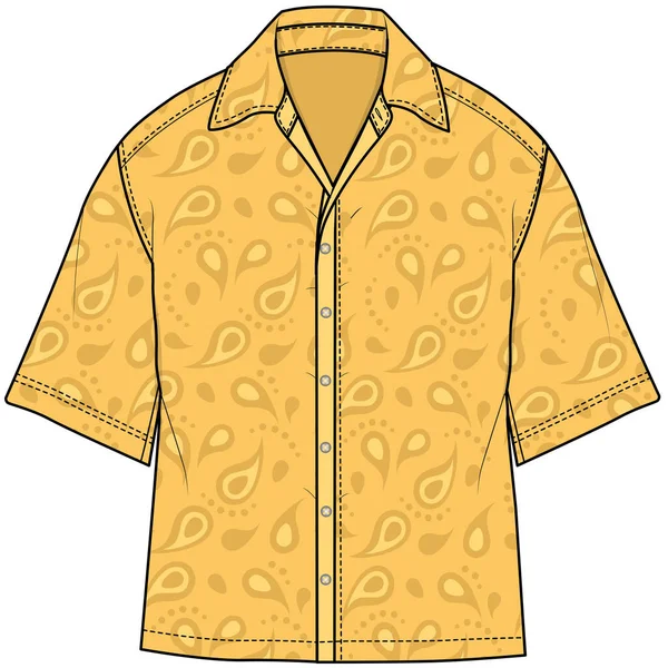 Vector Ilustración Camisa Hombre — Archivo Imágenes Vectoriales