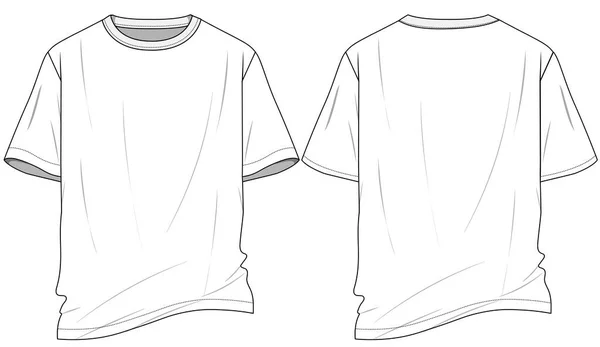 Vektor Illustration Eines Männerhemdes — Stockvektor