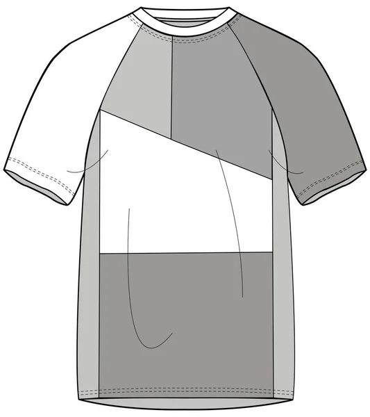 Vetor Preto Branco Ilustração Camisa Uma Mulher —  Vetores de Stock