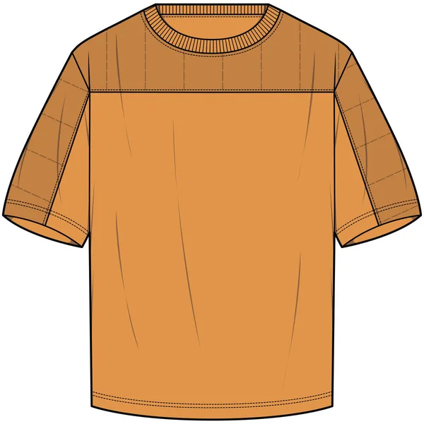Vector Illustration Man Shirt — Stock Vector