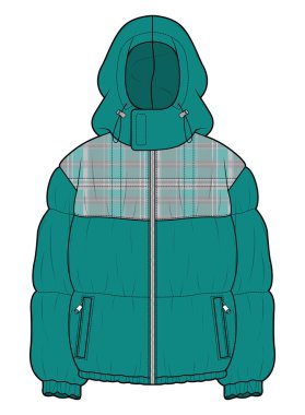 CAP VE POKETLERİ VECTOR 'lu UNISEX HOODIE