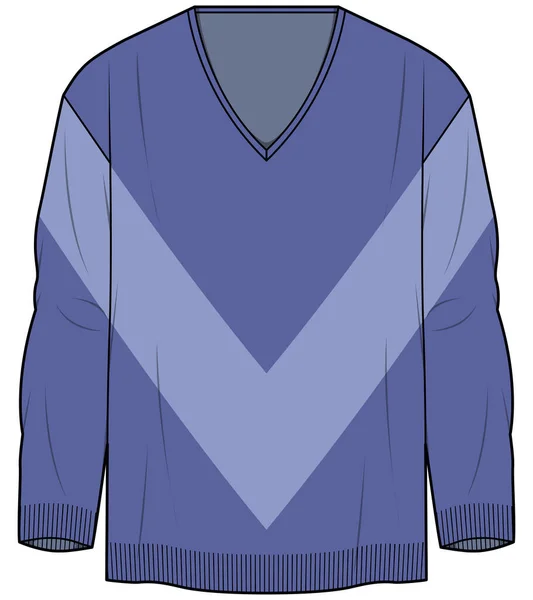Cardigan Sweater Pen Boys Vector — Stockový vektor