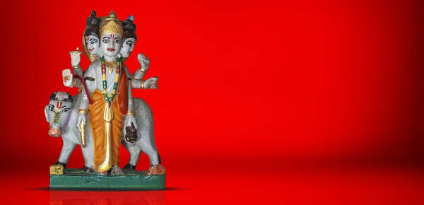 Kuva Lordi Dattatreyasta Hindujumala Shree Gurudev Dattan Herrasta Joka Tunnetaan — kuvapankkivalokuva