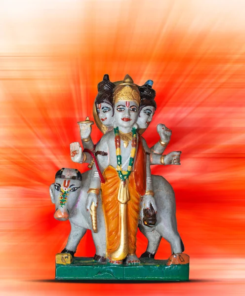 Lord Shree Gurudev Datta Znany Również Jako Dattatrey Datta Guru — Zdjęcie stockowe