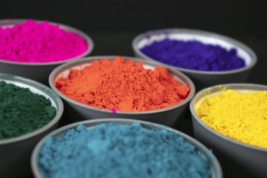 colorful Happy Holi Advertisement Promotional backgroundd for Festival of Colors celebration