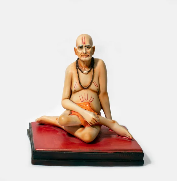 stock image Shri Samarth god Statue of Swami. Swami of Akkalkot. Indian hindu saint.