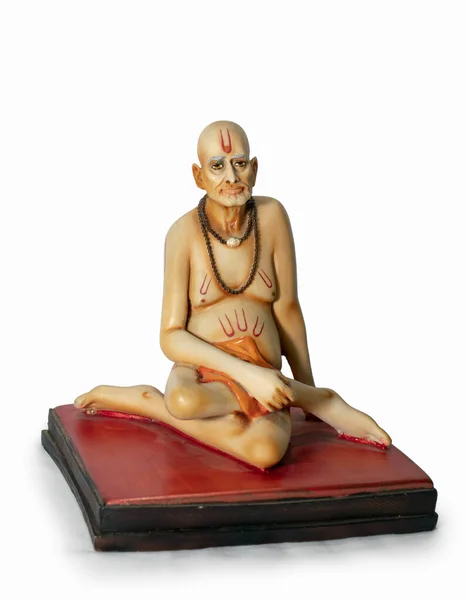 stock image Shri Samarth god Statue of Swami. Swami of Akkalkot. Indian hindu saint.