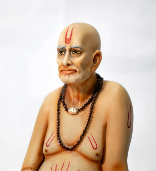 Posąg Boga Shri Samartha Swamiego Swami Akkalkot Hinduski Święty — Zdjęcie stockowe