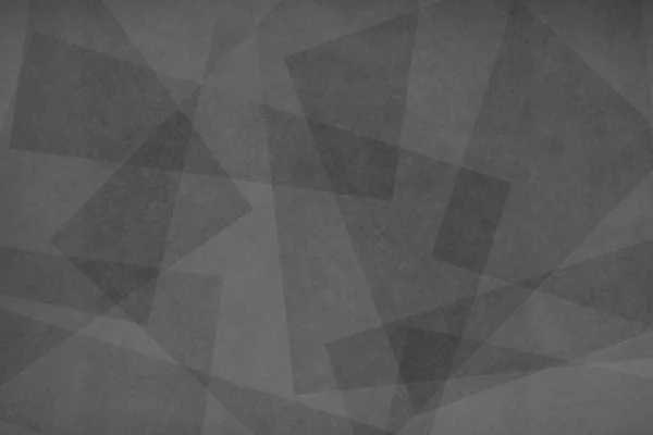 Schwarzer Abstrakter Hintergrund Mit Abgewinkelten Blöcken Quadraten Diamanten Rechtecken Und — Stockfoto