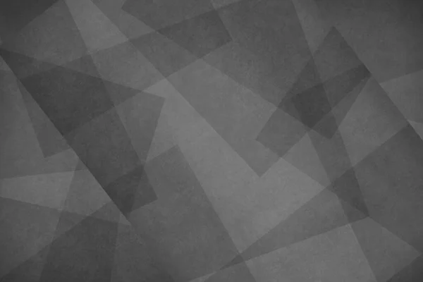 Schwarzer Abstrakter Hintergrund Mit Abgewinkelten Blöcken Quadraten Diamanten Rechtecken Und — Stockfoto