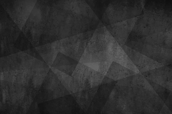 Black Abstract Background Angled Blocks Squares Diamonds Rectangle Triangle Shapes — Photo