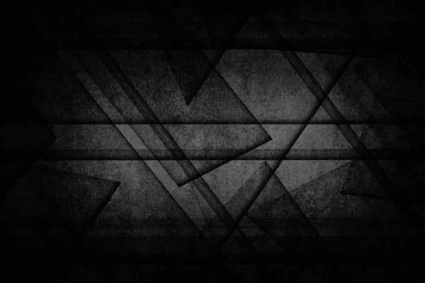 Black Abstract Background Angled Blocks Squares Diamonds Rectangle Triangle Shapes — стоковое фото