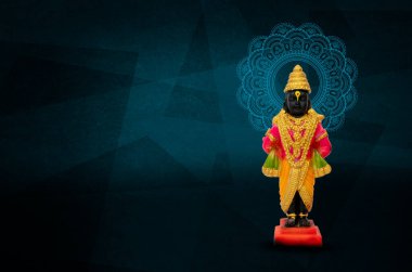 Lord Vitthal Ashadi Ekadashi Pandharpur Maharashtra 'dan Lord Vitthal' ın festivali Mutlu Ashadi Ekadashi