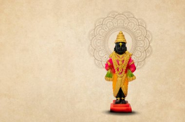 Lord Vitthal Ashadi Ekadashi Pandharpur Maharashtra 'dan Lord Vitthal' ın festivali Mutlu Ashadi Ekadashi