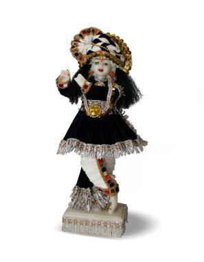 Lord Radha Krishna Hindistan tanrısı Janmashtami bayramı, Mutlu Krishna Janmashtami festivali, Tanrı Shri Krishna 'nın doğum günü