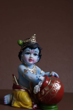 Hindistan safra kesesi festivali Mutlu Shree Krishna janmashtami