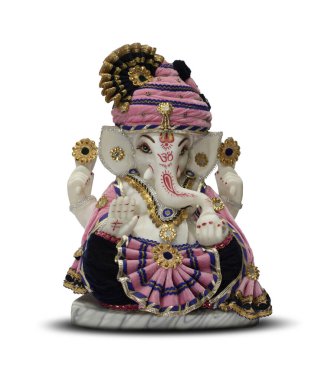 Ganesh Chaturthi festivalinin Ganpati arka planındaki Ganesha Festivali.