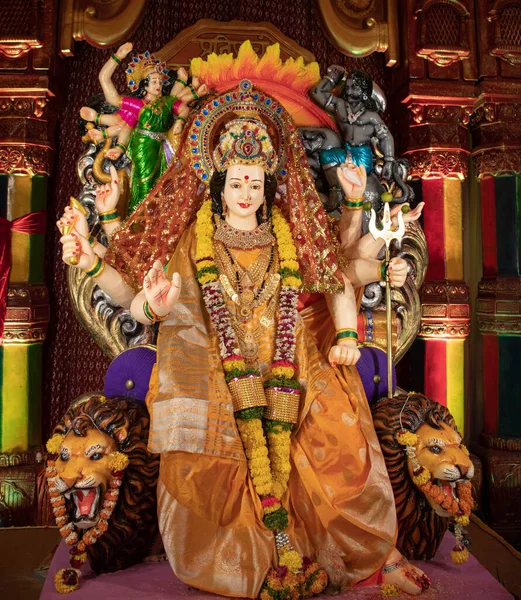 Durga Idol Pendant Durga Puja Navratri — Photo