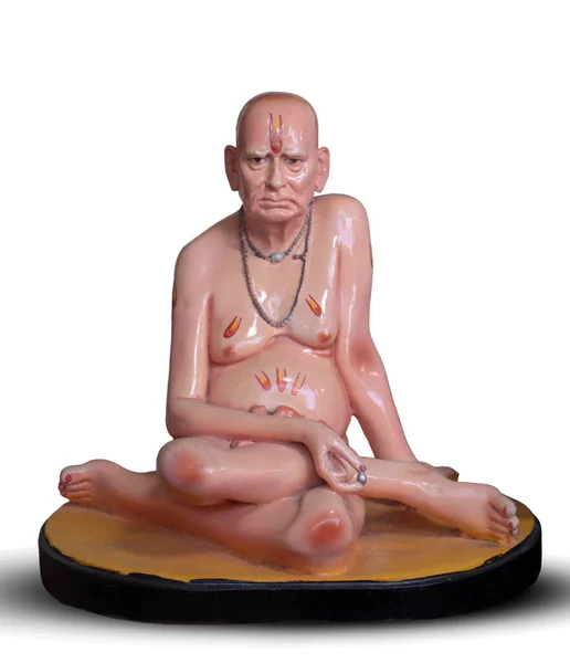 stock image Shri Samarth god Statue of Swami. Swami of Akkalkot. Indian hindu saint.