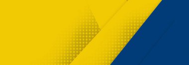 Sarı ve mavi çizgili arka plan. Soyut arkaplan dokusu tasarımı, parlak poster. Soyut arka plan modern hipster fütüristik grafik. Doku ile çok katmanlı etki.