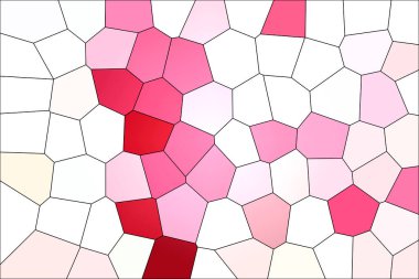 color abstract mosaic. polygonal background clipart