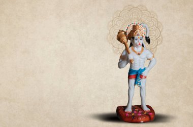 Tanrı Hanuman Jayanti. Hanuman Jayanti. Tanrı Hanuman puja. Hindu tanrısı..