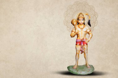 Tanrı Hanuman Jayanti. Hanuman Jayanti. Tanrı Hanuman puja. Hindu tanrısı..