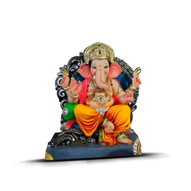 Ganesh Chaturthi festivalinin Ganpati arka planındaki Ganesha Festivali.