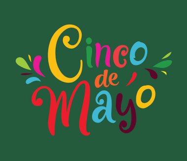 Cinco de Mayo, fiesta, vektör grafik tasarımı