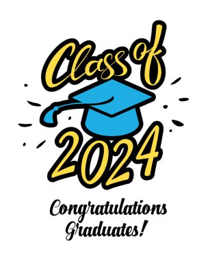 Tebrikler vektör grafik tasarımı mezunları