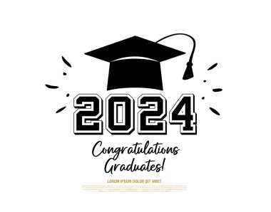 Tebrikler vektör grafik tasarımı mezunları