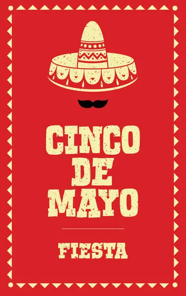 Cinco Mayo Fiesta Desain Grafis Vektor Stok Ilustrasi Bebas Royalti