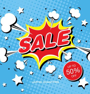 Satış afişi şablonu tasarımı