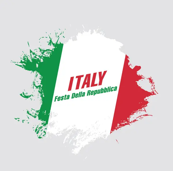 Italy Republic Day Vector Graphic Design — Stock Vector