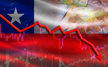 Şili 'nin finansal çöküşü ekonomi piyasasında. Şili 'deki ekonomik kriz ekonomik grafikte