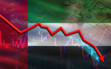 Birleşik Arap Emirlikleri ekonomi piyasasında finansal çöküş yaşıyor. Birleşik Arap Emirlikleri ekonomik grafikle ilgili mali kriz