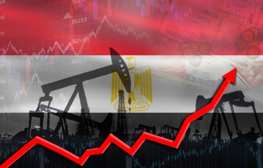 Brunei bayrağıyla petrol üretimi, petrol endüstrisi. Brunei bayrağıyla yağ pompaları