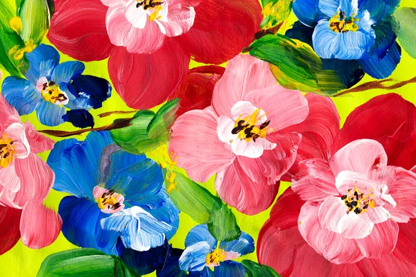 Oil painting, Flowers. impressionism style, flower painting, still painting canvas, artist. for design or print floral illustration. color 2023