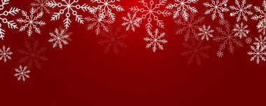 Kış kar taneleri şekli - kar tasarım elementi - Noel kar yağışı mutlu yeni yıl tema şablonu