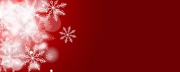 冬季雪花的形状 雪地设计元素 圣诞降雪快乐新年主题模板 — 图库照片