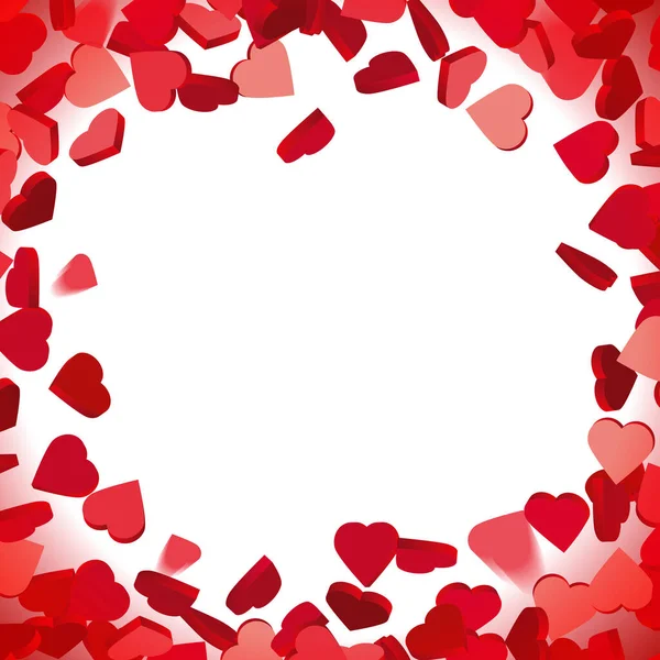 Czerwone Serca Kochają Tło Szczęśliwe Walentynki Szczęśliwy Dzień Matki Projekt — Zdjęcie stockowe