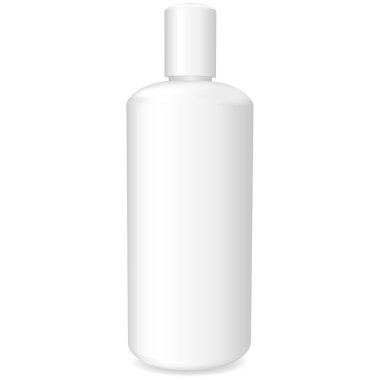 İzole krem şişesi tasarım şablonu - kozmetik teması için tasarım elementi