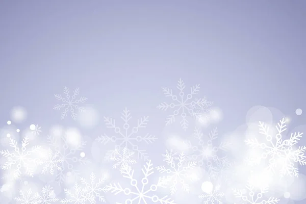 Kış Kar Taneleri Şekli Kar Tasarım Elementi Noel Kar Yağışı — Stok fotoğraf