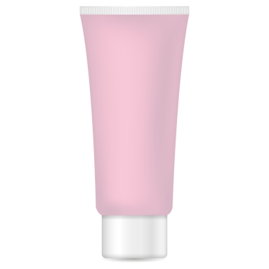 İzole edilmiş kozmetik ambalaj şablonu - tasarım ögesi