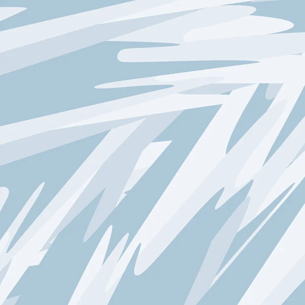 Bunte Abstrakte Hintergrundtextur Aus Pinselstrichen Trendigen Winterlichen Blassblauen Tönen Muster — Stockvektor
