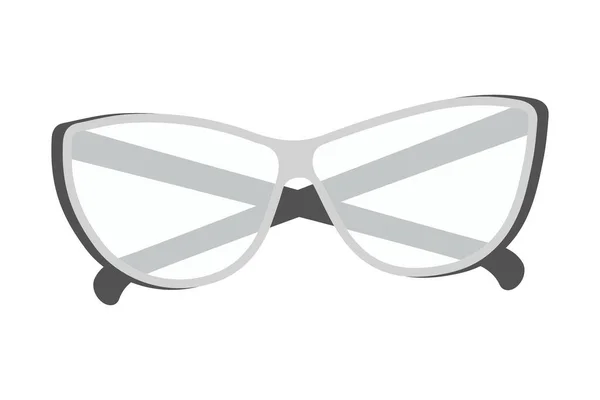 Elegantní Stylizované Brýle Průhlednými Čočkami Stupních Šedi Šťastný Den Učitelů — Stockový vektor
